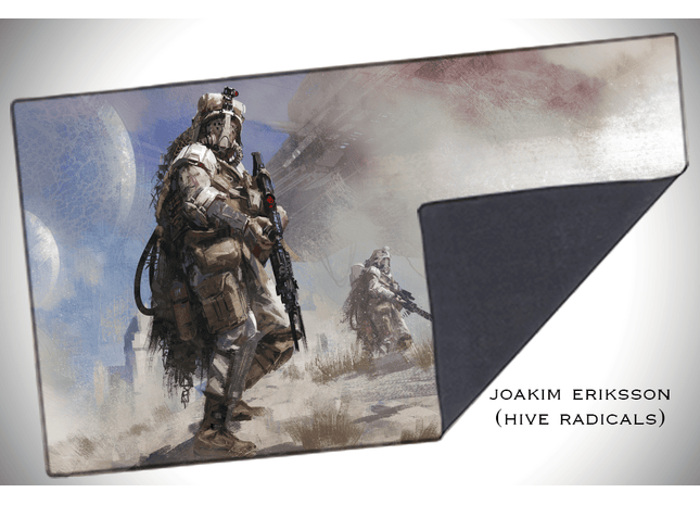 Gamers Guild AZ Ixion Gameworks Sovereign: Fall of Wormwood - Joakim Ericsson (Hive Radicals) Playmat Kickstarter