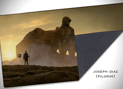 Gamers Guild AZ Ixion Gameworks Sovereign: Fall of Wormwood - Joseph Diaz (Pilgrim) Playmat Kickstarter