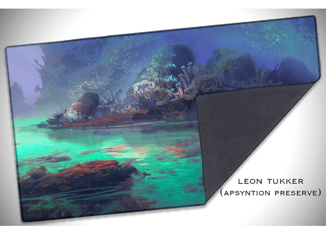 Gamers Guild AZ Ixion Gameworks Sovereign: Fall of Wormwood - Leon Tukker (Apsyntion Preserve) Playmat Kickstarter
