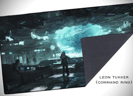 Gamers Guild AZ Ixion Gameworks Sovereign: Fall of Wormwood - Leon Tukker (Command Ring) Playmat Kickstarter