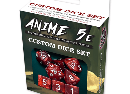 Gamers Guild AZ Japanime Games Anime 5e RPG: Dice Set GTS