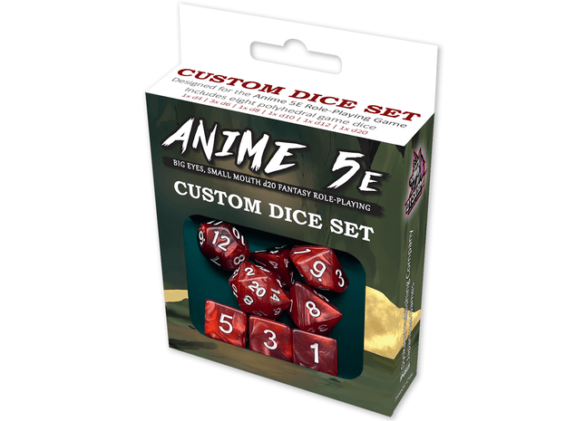 Gamers Guild AZ Japanime Games Anime 5e RPG: Dice Set GTS