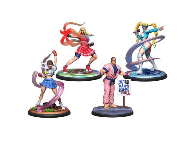 Gamers Guild AZ Jasco Games Street Fighter Miniatures Game: Character Pack 1 - Alpha Warriors Dreams Asmodee