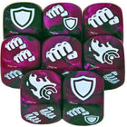Gamers Guild AZ Jasco Games Street Fighter the Miniatures Game: Purple Shadaloo Dice Asmodee