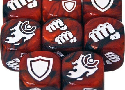 Gamers Guild AZ Jasco Games Street Fighter the Miniatures Game: Red Battle Dice Asmodee