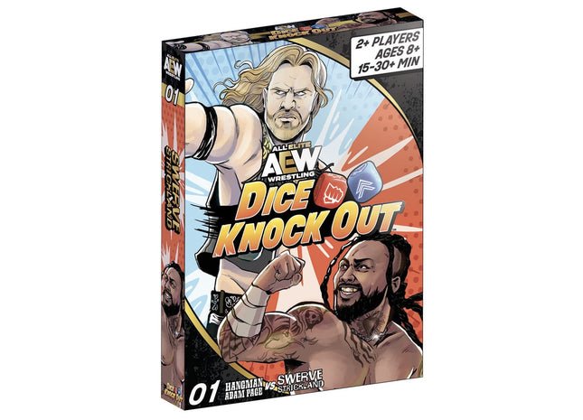 Gamers Guild AZ Joking Hazard AEW Dice Knock Out: Set 01 - Hangman Adam Page vs Swerve Strickland (Pre-Order) AGD
