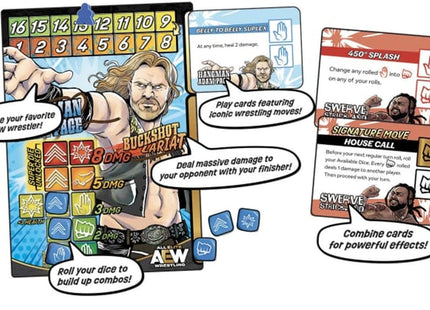 Gamers Guild AZ Joking Hazard AEW Dice Knock Out: Set 02 - MJF vs Darby Allin (Pre-Order) AGD