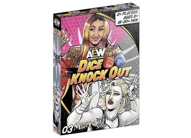 Gamers Guild AZ Joking Hazard AEW Dice Knock Out: Set 03 - Mercedes Mone vs Toni Storm (Pre-Order) AGD