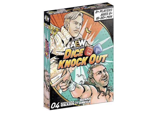 Gamers Guild AZ Joking Hazard AEW Dice Knock Out: Set 04 - Kazuchika Okada vs Kenny Omega (Pre-Order) AGD