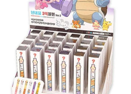 Gamers Guild AZ K-Wonderland Pokemon 3 Color Ballpoint Pen Blind Box Faire