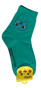 Gamers Guild AZ K-Wonderland Pokemon Bulbasaur Silky Cotton Women Socks (Pre-Order) Faire