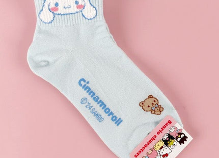 Gamers Guild AZ K-Wonderland Sanrio Boucle Cinnamoroll Cotton Ankle Crew Socks (Pre-Order) Faire