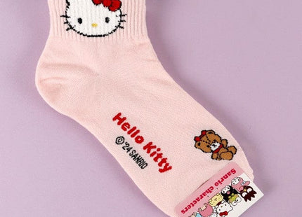 Gamers Guild AZ K-Wonderland Sanrio Boucle Hello Kitty Cotton Ankle Crew Socks (Pre-Order) Faire