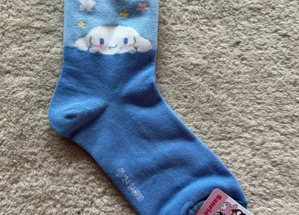Gamers Guild AZ K-Wonderland Sanrio Cinnamoroll Happy Cotton Crew Ankle Socks (Pre-Order) Faire