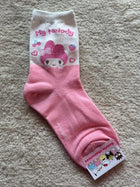 Gamers Guild AZ K-Wonderland Sanrio My Meoldy Happy Cotton Crew Ankle Socks (Pre-Order) Faire