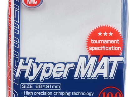 Gamers Guild AZ KMC Card Sleeves: Hyper Matte White, USA Pack (100) Southern Hobby