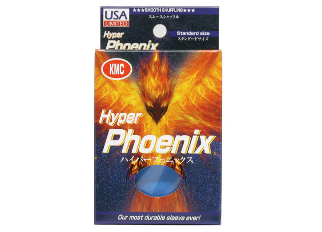 Gamers Guild AZ KMC KMC Card Sleeves: Premium Hyper Phoenix - Blue 100ct ACD Distribution