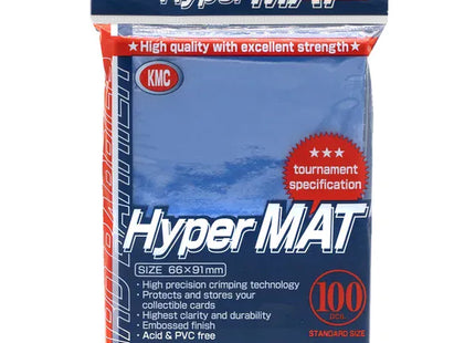 Gamers Guild AZ KMC KMC Card Sleeves: Standard Hyper Mat - Aqua 100ct AGD