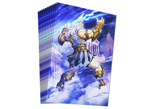 Gamers Guild AZ Lazarus Rising Games Overpower TCG: Edgar Rice Burroughs and the World Legends: Titan Shield Sleeves: Zeus (100ct) (Pre-Order) GTS
