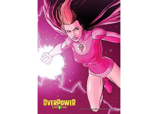 Gamers Guild AZ Lazarus Rising Games Overpower TCG: Skybound - Invincible: Atom Eve Full Bleed Art Sleeves (Pre-Order) GTS