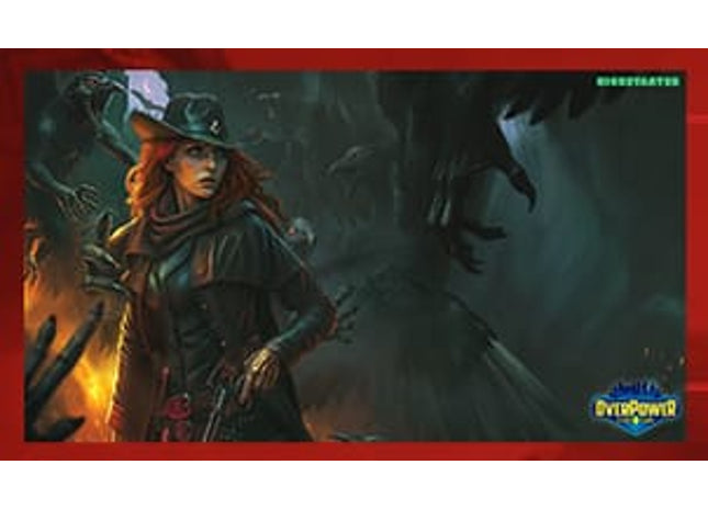 Gamers Guild AZ Lazarus Rising Games Overpower TCG: The Few and Cursed - The Redhead Limited Edition Playmat (Pre-Order) Kickstarter
