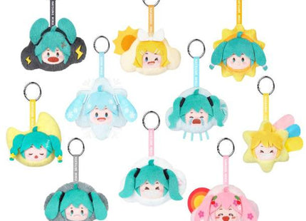 Gamers Guild AZ LDCX Hatsune Miku: Weather & Mood Series - Big Head Plush Pendant Blind Box JBK International