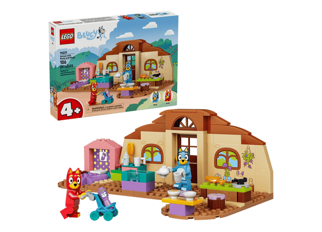 Gamers Guild AZ Lego Lego: Bluey - School with Rusty and Bluey (11221) Toyhouse