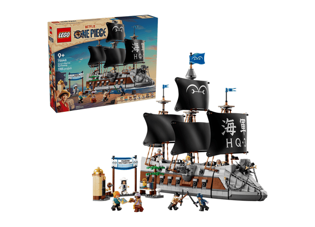 Gamers Guild AZ Lego Lego: One Piece - Garp's Marine Battleship (75646) Toyhouse
