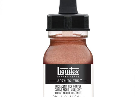 Gamers Guild AZ Liquitex Liquitex: Acrylic Ink - Iridescent Rich Copper 30ml Discontinue