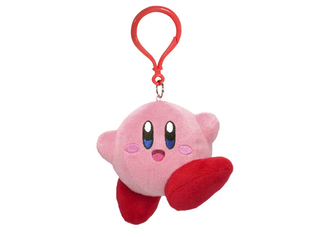 Gamers Guild AZ Little Buddy Kirby's Adventure: Kirby Jumping Pose Plush Dangler, 3.5" JBK International