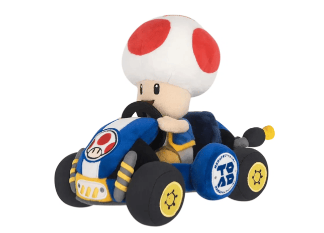 Gamers Guild AZ Little Buddy Little Buddy Super Mario - Mario Kart World: Toad Plush, 9" JBK International