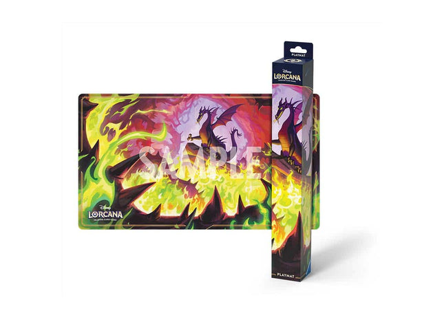 Gamers Guild AZ Lorcana TCG Disney Lorcana: Set 11 Winterspell - Dragon Fire Playmat (Pre-Order) GTS