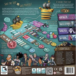 Gamers Guild AZ Lucky Duck Games We're Sinking: A Pirate's Dilemma Asmodee