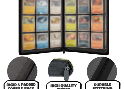 Gamers Guild AZ Lynx Accessories TCG Faux-Leather Battle Time Trading Card Binder - Large Version (Pre-Order) Quartermaster Direct