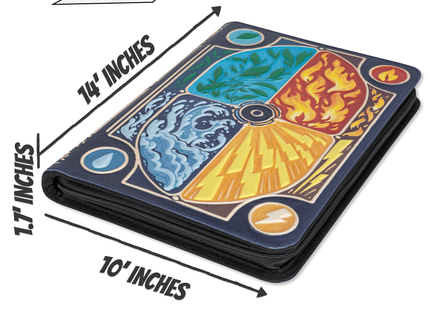 Gamers Guild AZ Lynx Accessories TCG Faux-Leather Elemental Trading Card Binder (Pre-Order) Quartermaster Direct