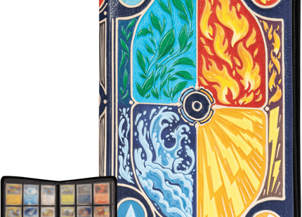 Gamers Guild AZ Lynx Accessories TCG Faux-Leather Elemental Trading Card Binder (Pre-Order) Quartermaster Direct