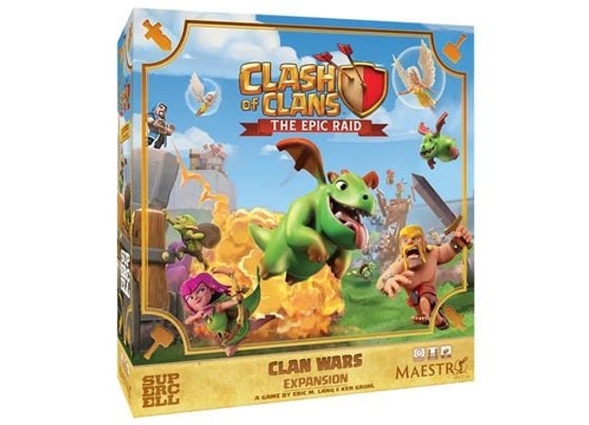 Gamers Guild AZ Maestro Media Clash of Clans: The Epic Raid - Clan Wars Expansion (Pre-Order) Asmodee
