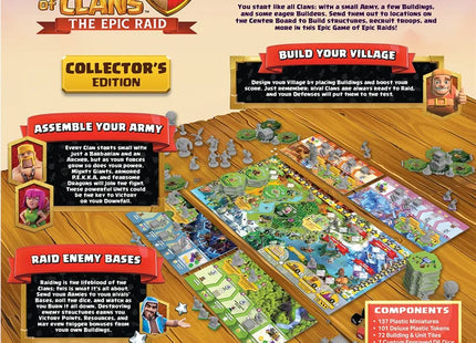 Gamers Guild AZ Maestro Media Clash of Clans: The Epic Raid: Collector's Edition (Pre-Order) Asmodee