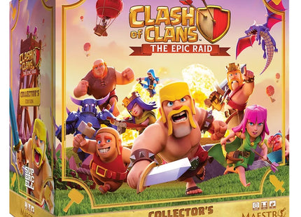 Gamers Guild AZ Maestro Media Clash of Clans: The Epic Raid: Collector's Edition (Pre-Order) Asmodee