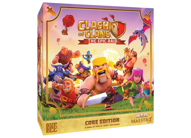Gamers Guild AZ Maestro Media Clash of Clans: The Epic Raid (Pre-Order) Asmodee
