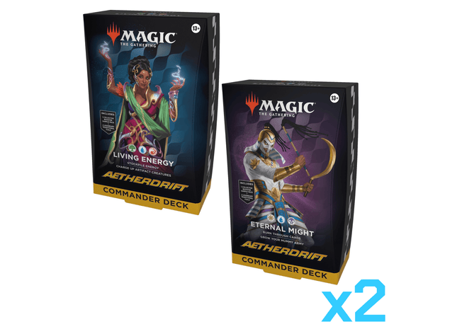 Gamers Guild AZ Magic the Gathering Magic the Gathering: Aetherdrift Commander Deck Display (Pre-Order) Magic the Gathering