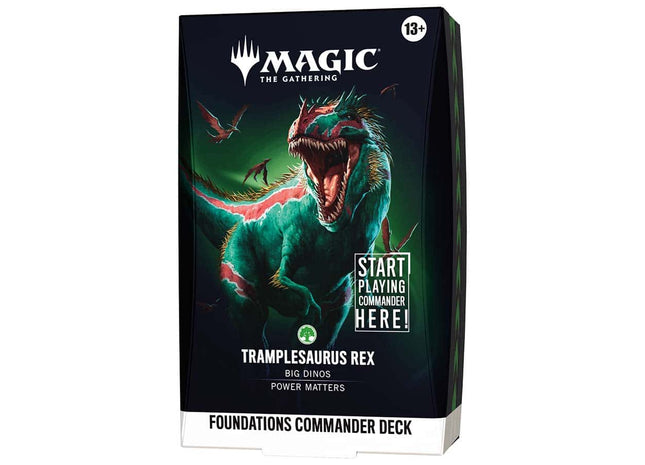 Gamers Guild AZ Magic: The Gathering Magic: The Gathering | Foundations Commander Deck - Tramplesaurus Rex (Pre-Order) Magic: The Gathering
