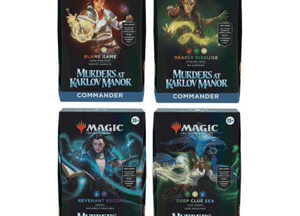 Gamers Guild AZ Magic: The Gathering Magic: The Gathering - Murders at Karlov Manor Commander (4ct) (Pre-Order) Magic: The Gathering