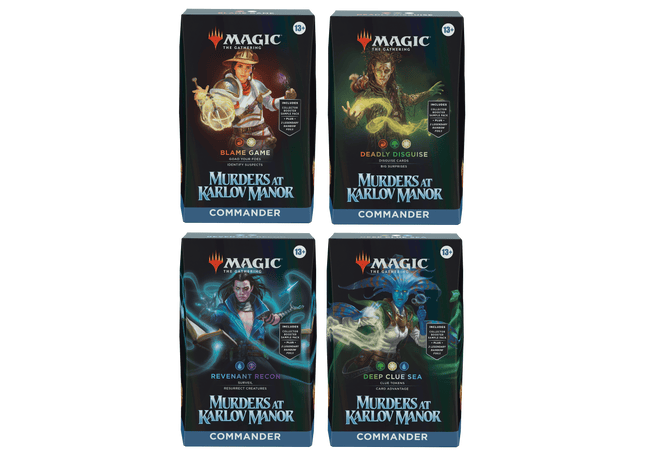 Gamers Guild AZ Magic: The Gathering Magic: The Gathering - Murders at Karlov Manor Commander (4ct) (Pre-Order) Magic: The Gathering