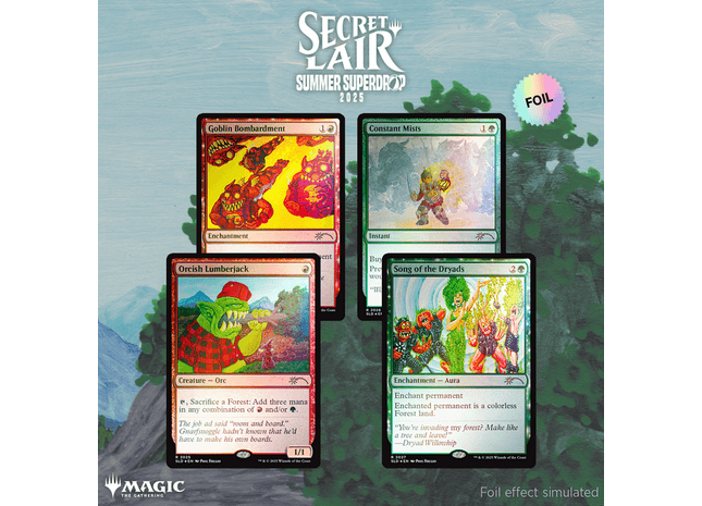 Gamers Guild AZ Magic: The Gathering Magic the Gathering | Secret Lair Drop: Artist Series: Phil Foglio (Foil) Magic: The Gathering