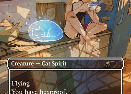 Gamers Guild AZ Magic: The Gathering Magic the Gathering | Secret Lair Drop: Cats are the Best - Witch's Familiar (Foil) Magic: The Gathering