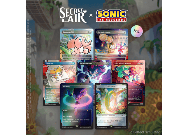 Gamers Guild AZ Magic: The Gathering Magic the Gathering | Secret Lair Drop: Sonic the Hedgehog Superdrop: Chasing Adventure (Foil) Magic: The Gathering
