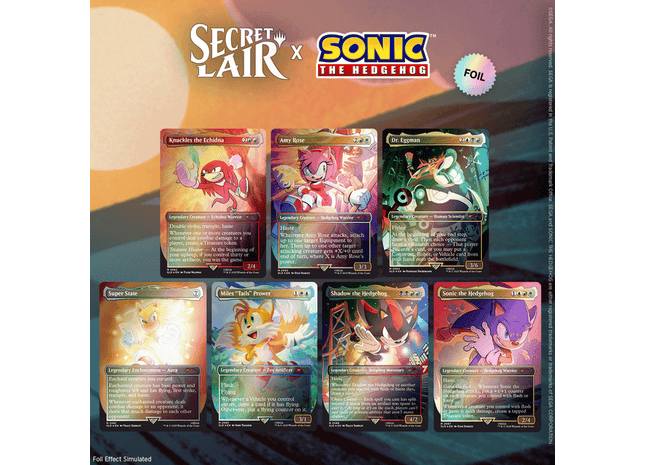 Gamers Guild AZ Magic: The Gathering Magic the Gathering | Secret Lair Drop: Sonic the Hedgehog Superdrop: Friends & Foes (Foil) Magic: The Gathering