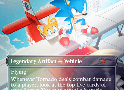 Gamers Guild AZ Magic: The Gathering Magic the Gathering | Secret Lair Drop: Sonic the Hedgehog Superdrop: Turbo Gear (Foil) Magic: The Gathering