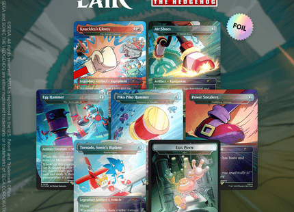 Gamers Guild AZ Magic: The Gathering Magic the Gathering | Secret Lair Drop: Sonic the Hedgehog Superdrop: Turbo Gear (Foil) Magic: The Gathering